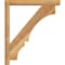 Ekena Millwork Balboa Block Rough Sawn Bracket w/ Offset Brace, Western Red Cedar, 4"W x 24"D x 28"H BKT0402X24X28BOA05RWR - alternate 2